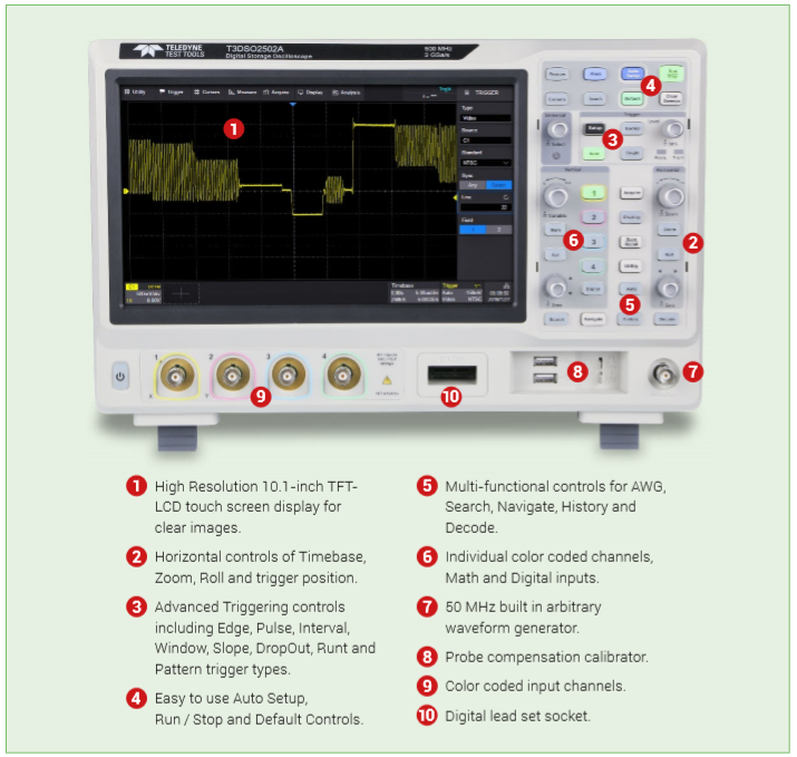 Teledyne LeCroy T3DSO2000A示波器